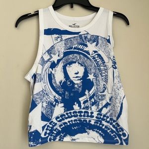 hollister graphic tank top